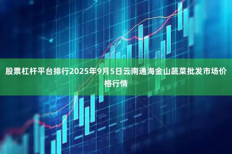 股票杠杆平台排行2025年9月5日云南通海金山蔬菜批发市场价格行情